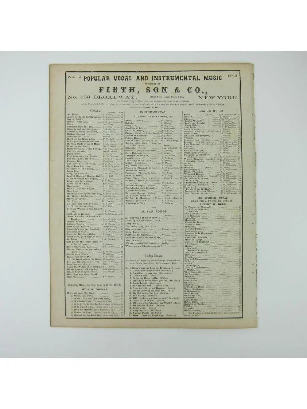 Sheet Music Civil War Dear Mother I've Come Home To Die Tucker Antique 1863